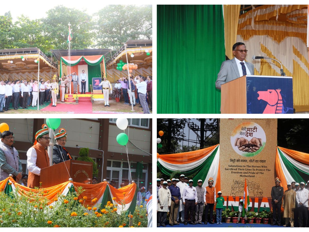 KIOCL Celebrates 77th Independence Day