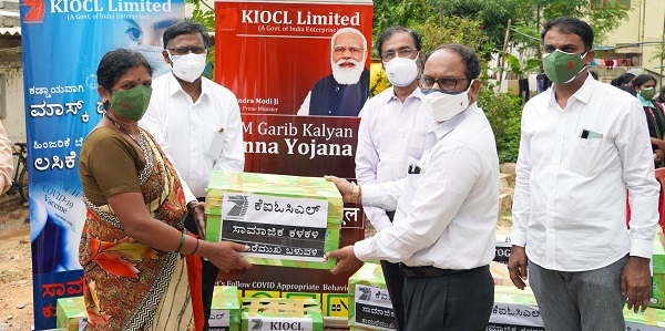 Goodwill Gesture of KIOCL Limited on COVID-19 Pandemic
