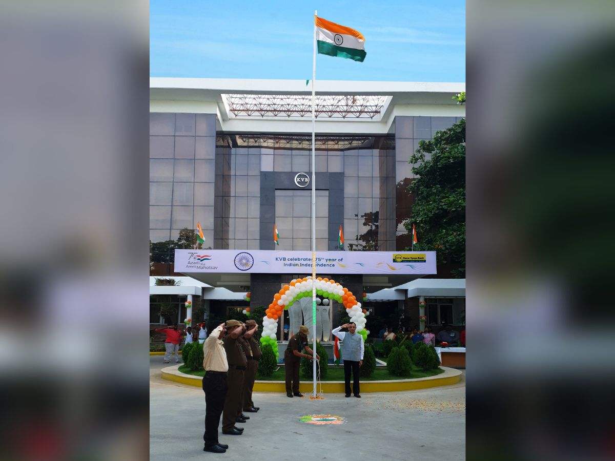 KVB celebrates 75th Year of Indian Independence
