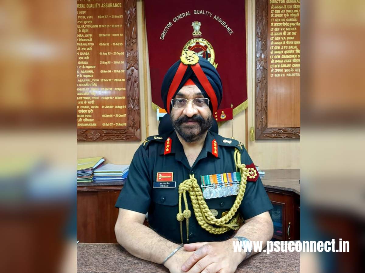 Lt Gen RS Reen takes over as Director General Quality Assurance