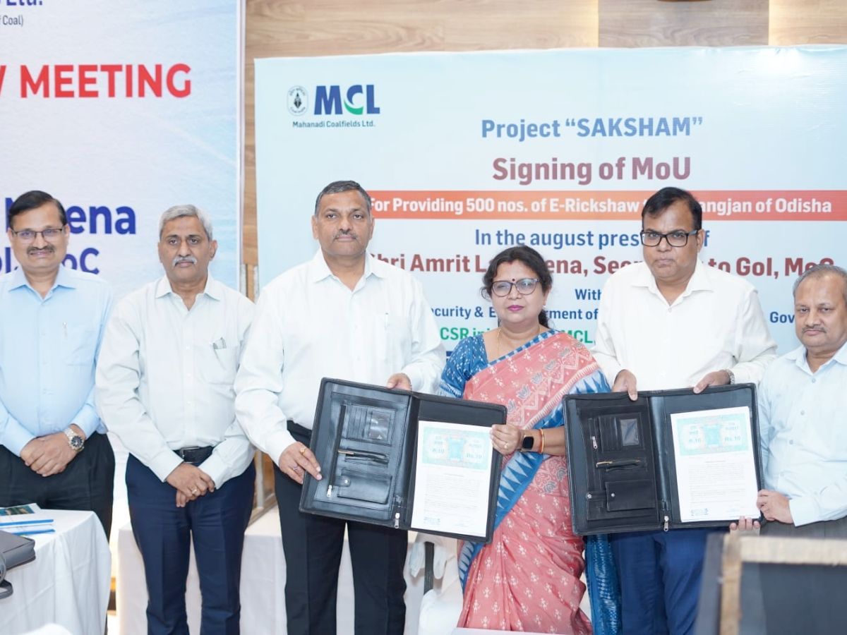 MCL Sign MoU for Rs 7.5 crore CSR project