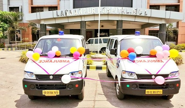 MCL dedicates two ambulances to residents of Bandhbahal colony