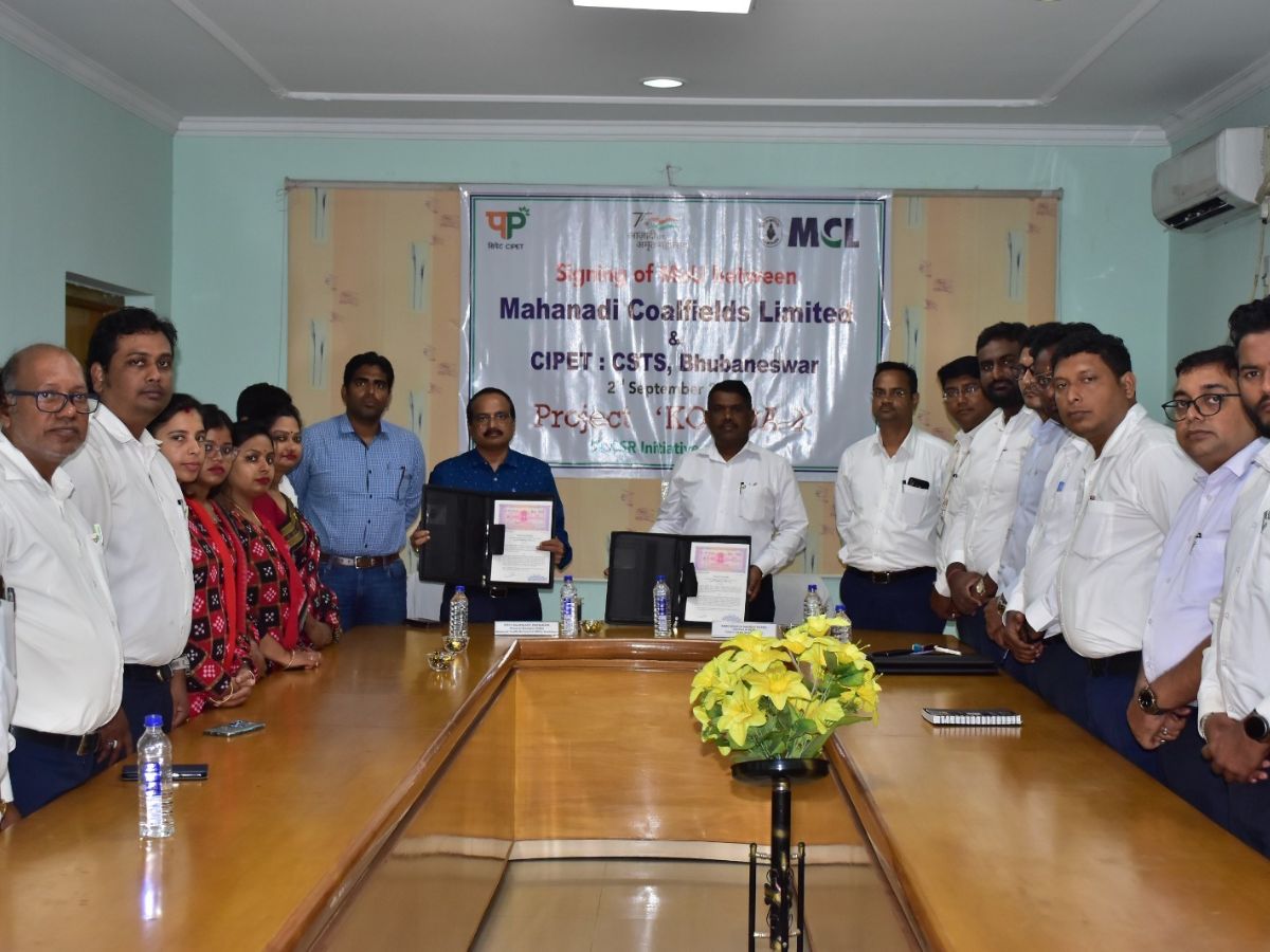 MCL signs MoU with CIPET, Bhubaneswar to skill 1040 youths of Odisha