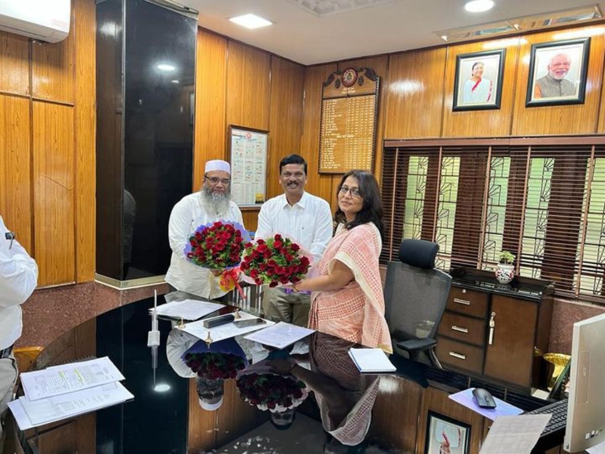 MOIL extended greetings to newly appointed South East Central Railway's DRM Ms. Namitha Tripathi