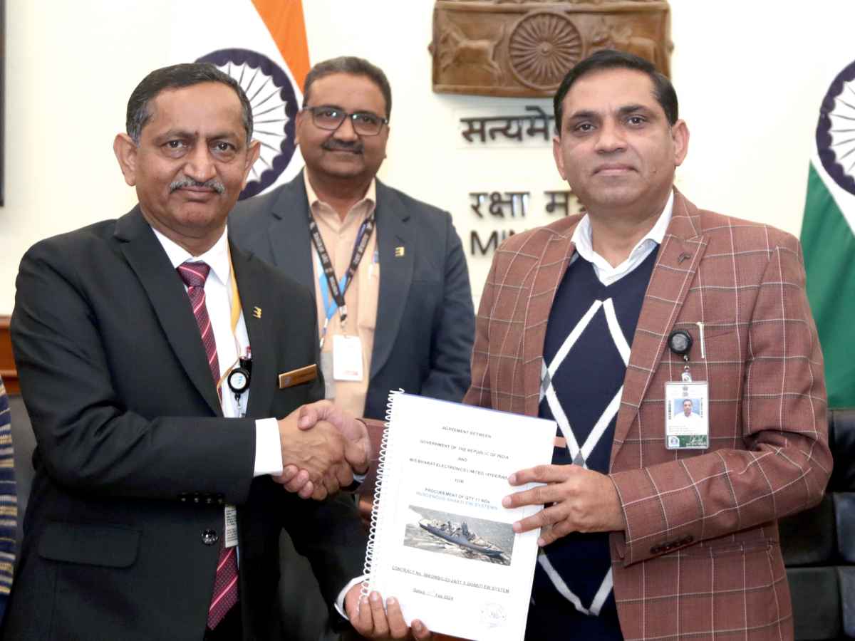 Ministry of Defence inks contract worth Rs.2269 Cr with BEL