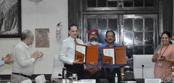 ICAR-IARI and Ministry of Steel signed MoU