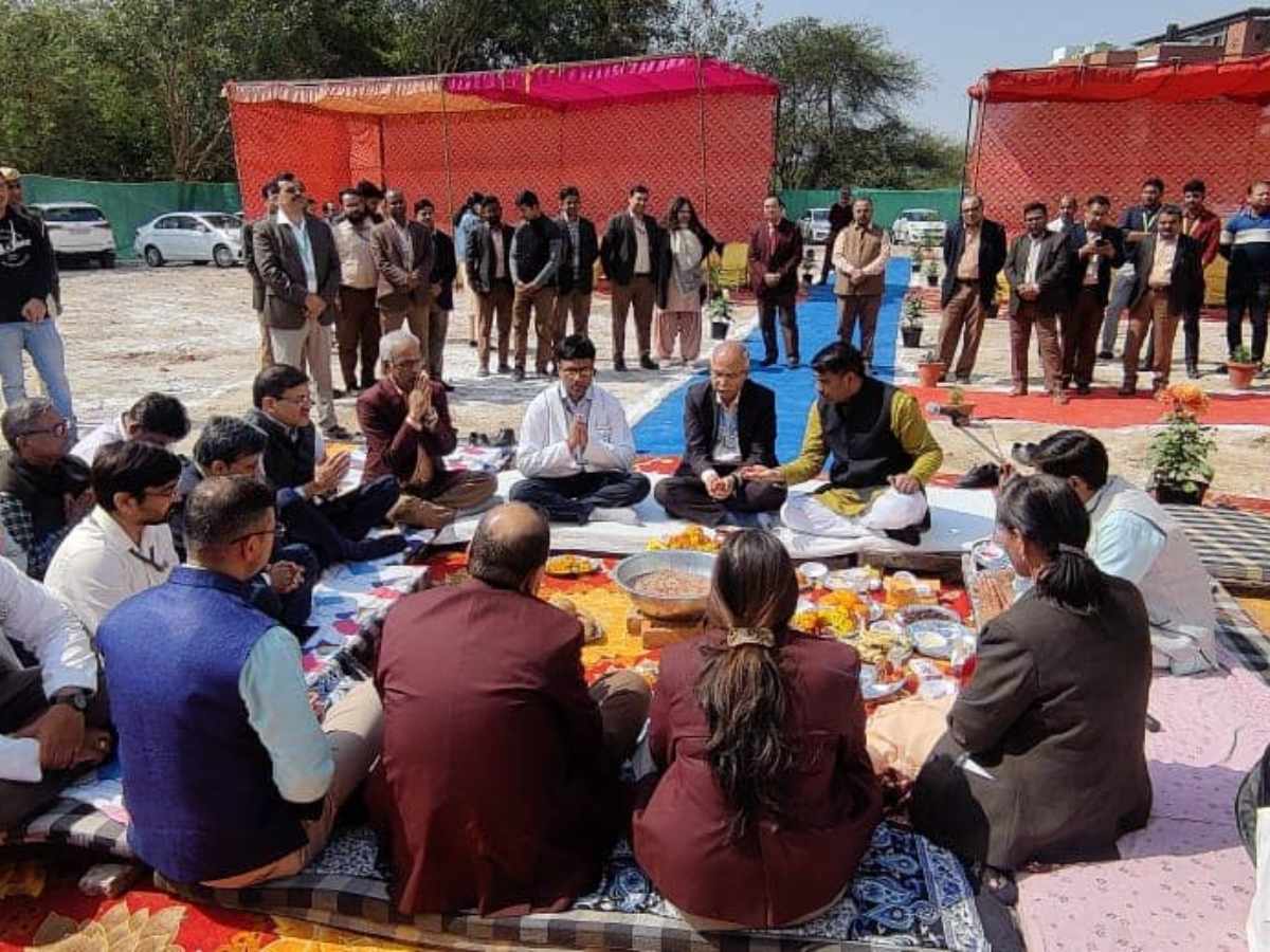 CSR: Bhumi Puja for new patients’ waiting Lounge at AIIMS Delhi conducted