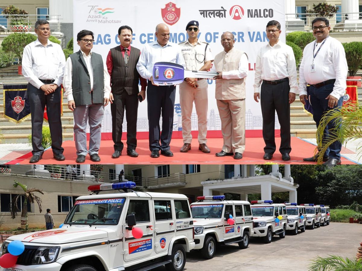 NALCO adds six more PCR vans to Commissionerate Police