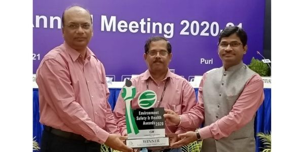 NALCO won first prize in Best Environment, Health and Safety Practices in Industry