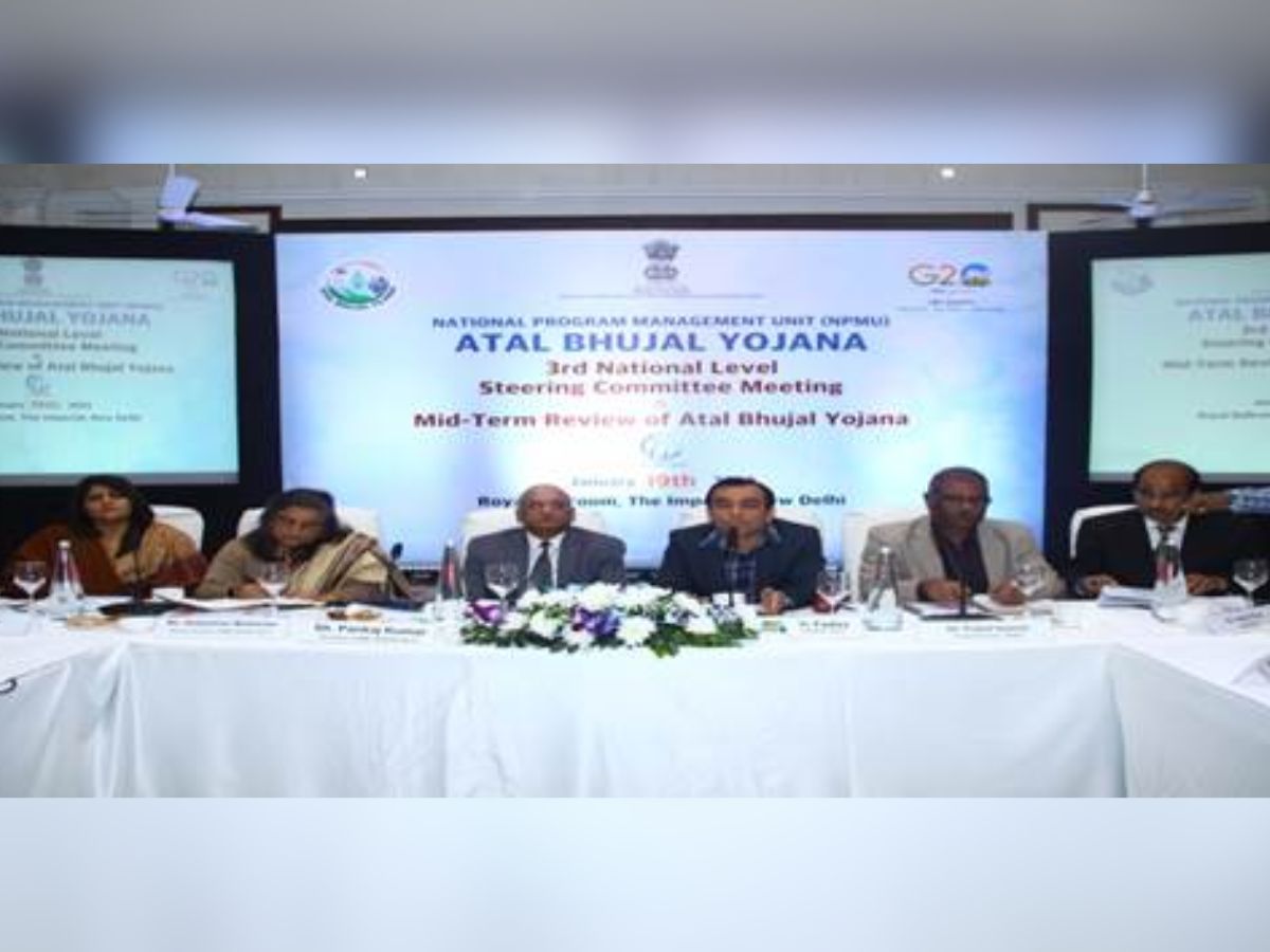 National Level Steering Committee reviews overall progress of Atal Bhujal Yojana
