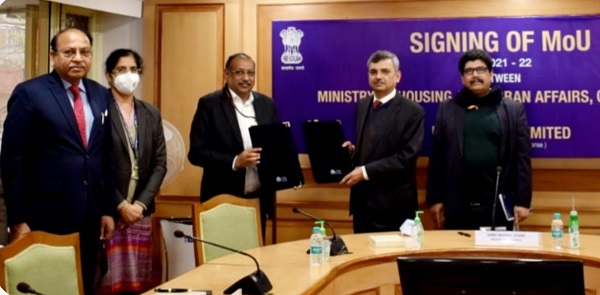 NBCC signed MoU with MoHUA for FY 2022