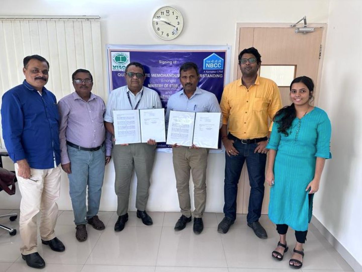 NBCC signed Quadripartite MoU with RINL