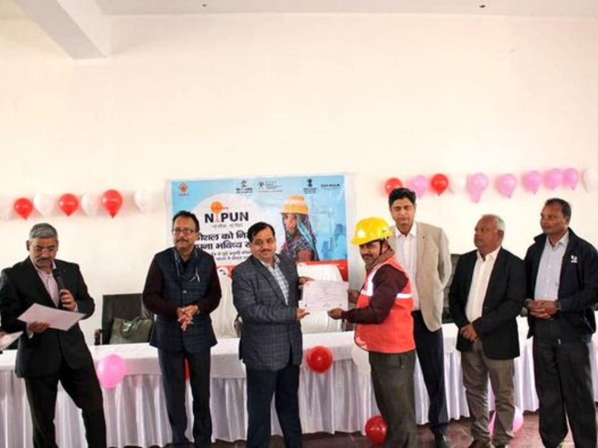 NBCC trains workers in different trades under Skill India Program