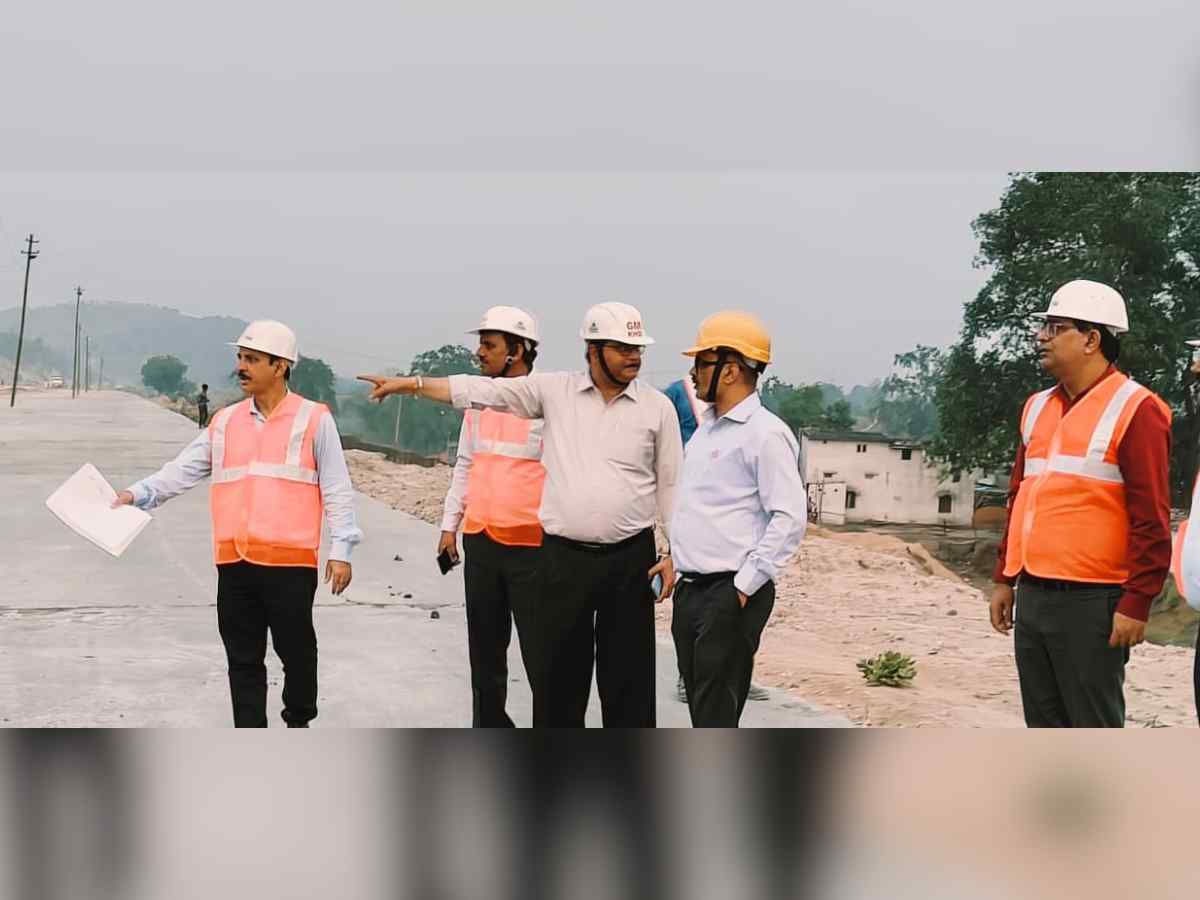 NCL CMD B Sairam visits Khadiya area; took stock of monsoon preparations