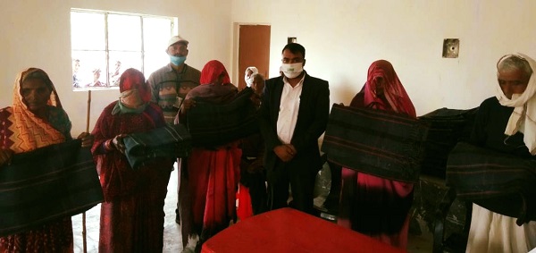 NCL distributes blankets under its CSR activity