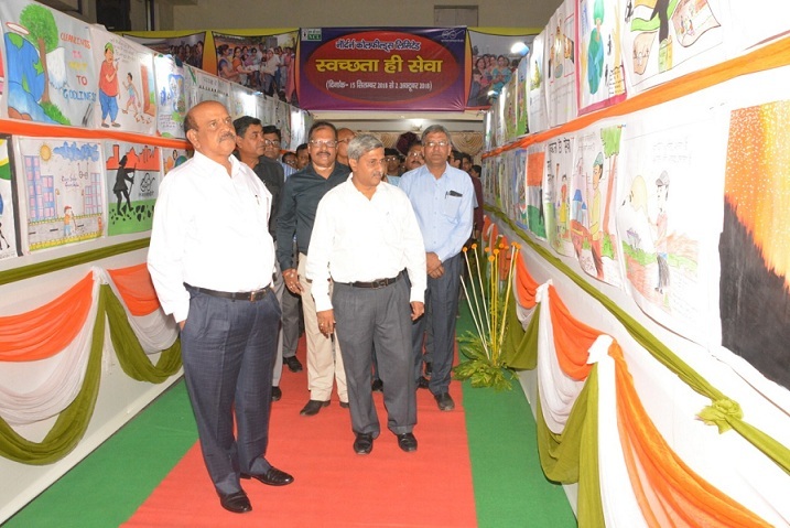 NCL Organised Grand Painting Exhibition on Gandhi Jayanti