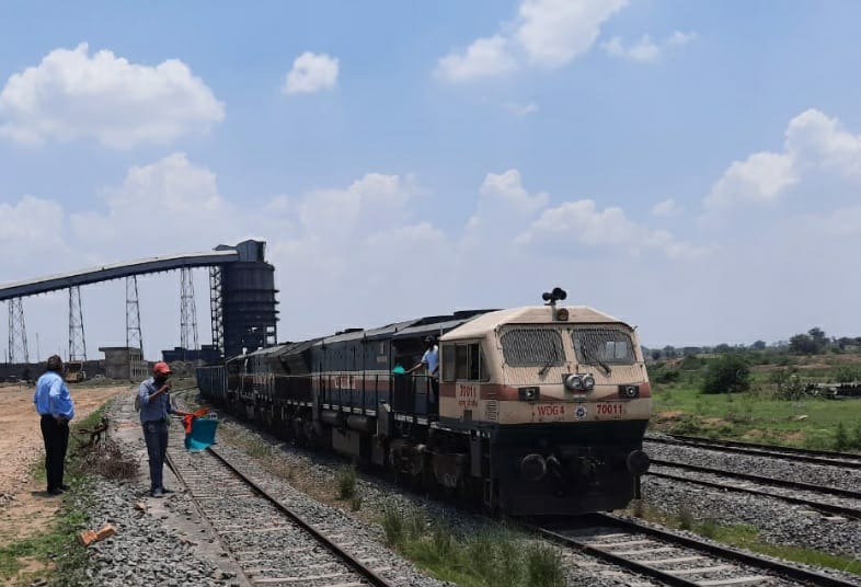 NCL CONDUCTS TRIAL OF COAL RAKE  LOADING FROM AT ITS BLOCK-B CHP