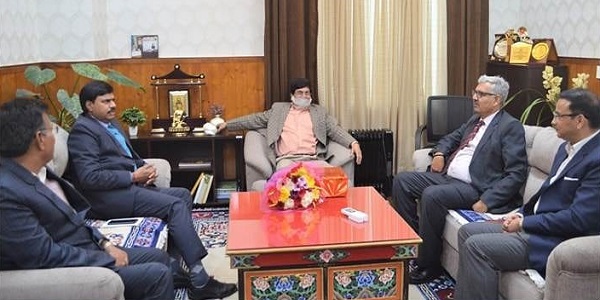 CMD, NHPC meets Chief Secretary of Sikkim