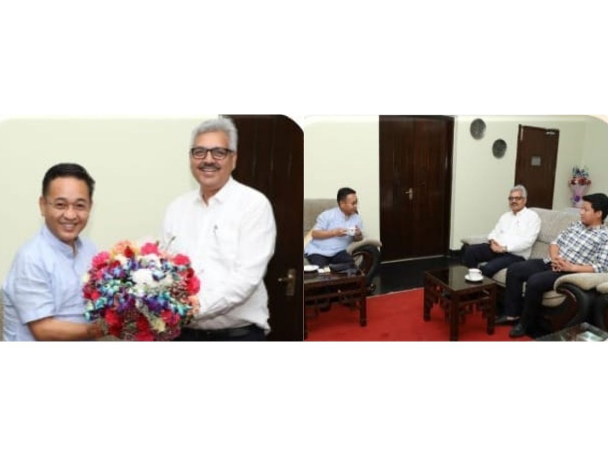 NHPC CMD meets Hon'ble CM of Sikkim Prem Singh Tamang