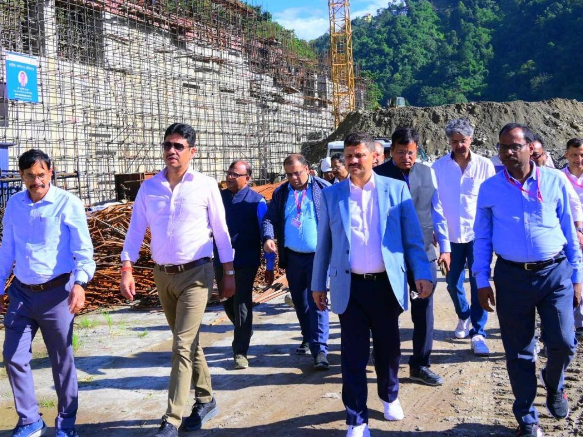 NHPC CMD reviewed ongoing restoration works at 510 MW NHPC Teesta-V Power Station