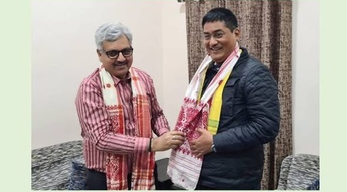 CMD NHPC meeting with Hon'ble MP, Lakhimpur Assam