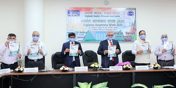 NHPC observes Vigilance Awareness Week 2020