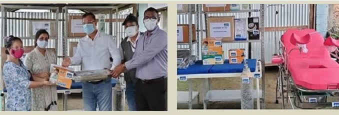 NHPC provides Medical Equipment to Primary Health Centre in Kamle Dist. Arunachal Pradesh