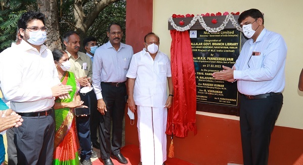 NLCIL built two projects at Vadalur Village, Tamil Nadu under CSR