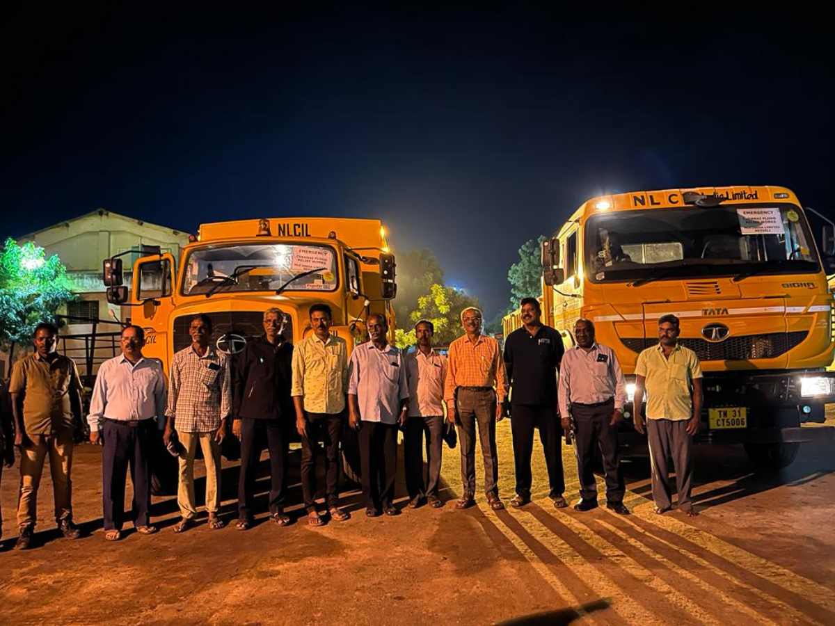 NLCIL's Giant Motors sent to pump out water from inundated areas in Chennai