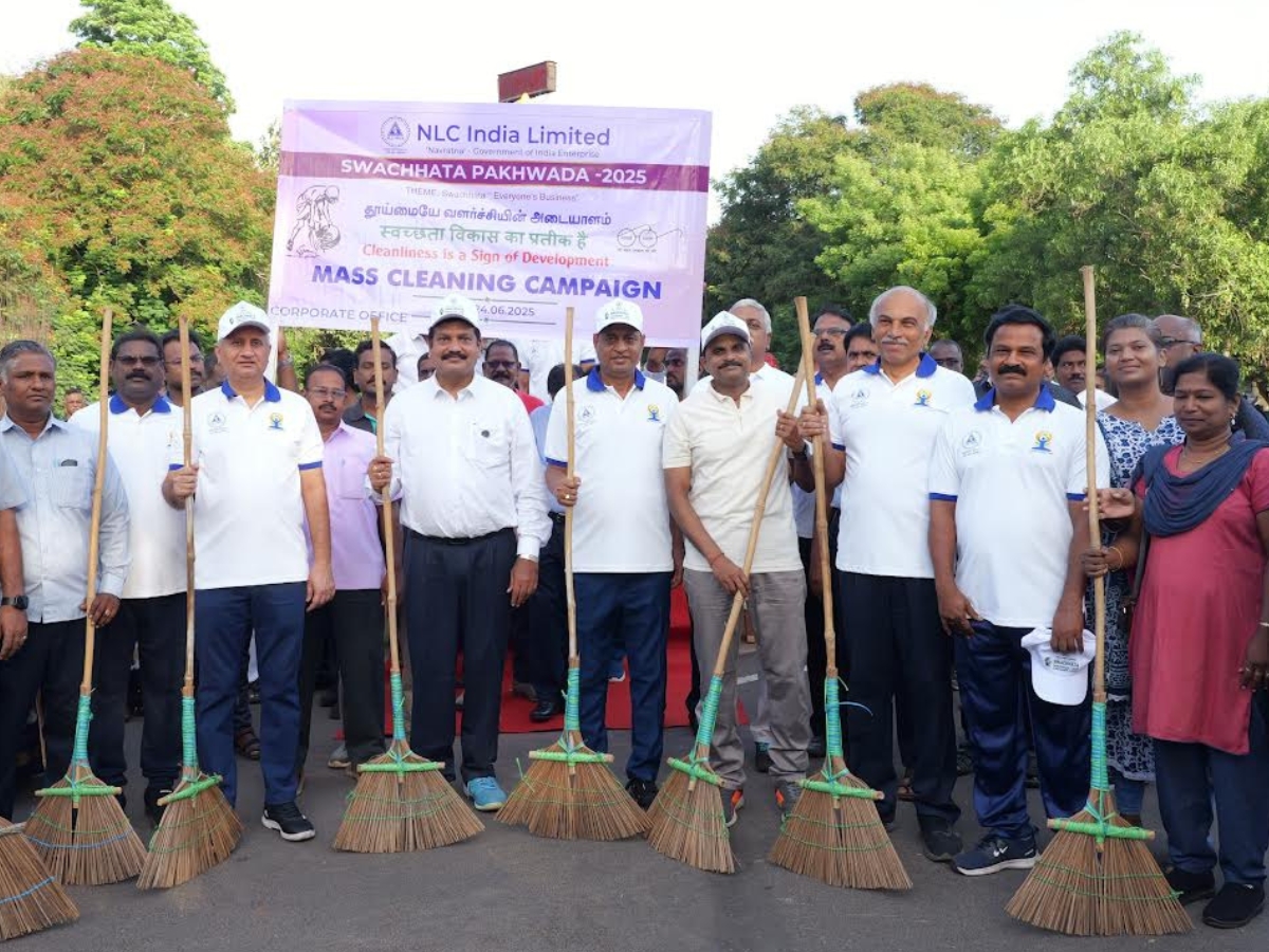 NLCIL Organises A Mega Mass Cleanliness Drive as Part of Swachhata Pakhwada