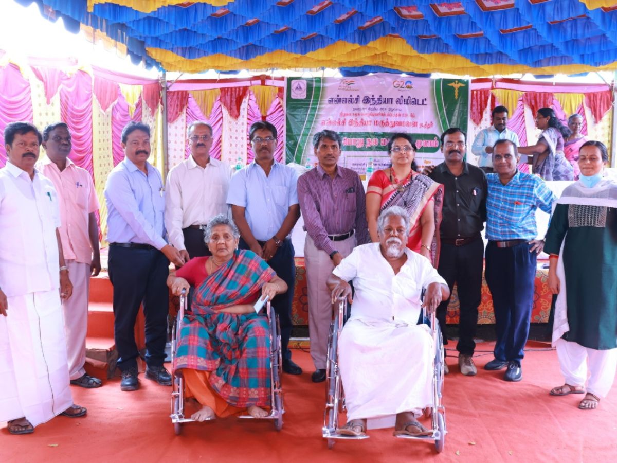 NLC India Limited organized a Free Medical Camp at Tenkuthu Panchayat Union Middle School