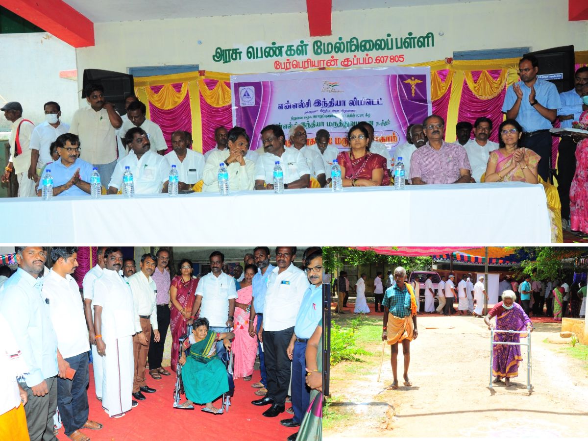 NLC India Hospital, under CSR organized a Free Medical Camp