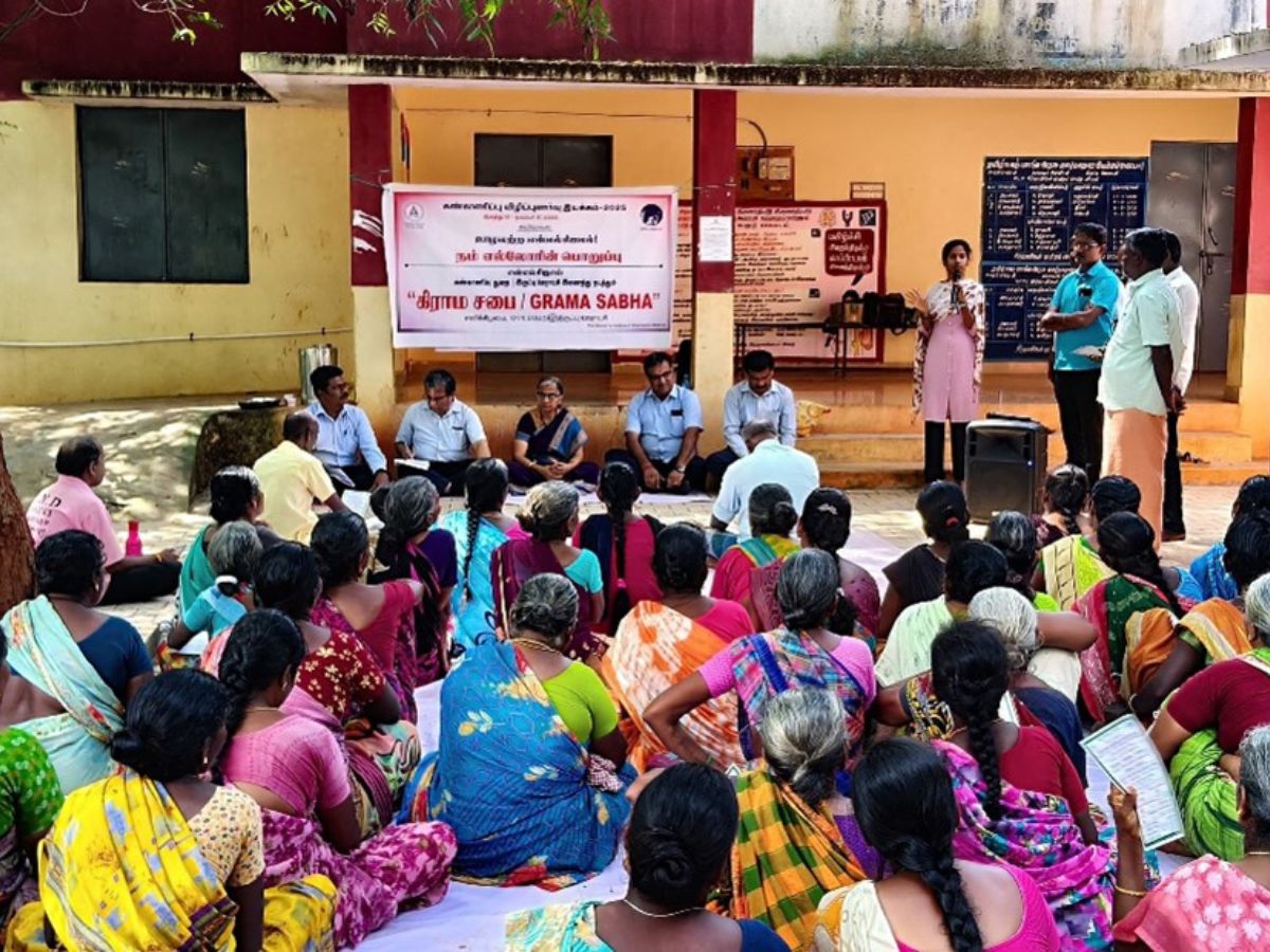 NLC India Limited took part in Grama Sabha meeting at Iruppu Panchayat, Panruti