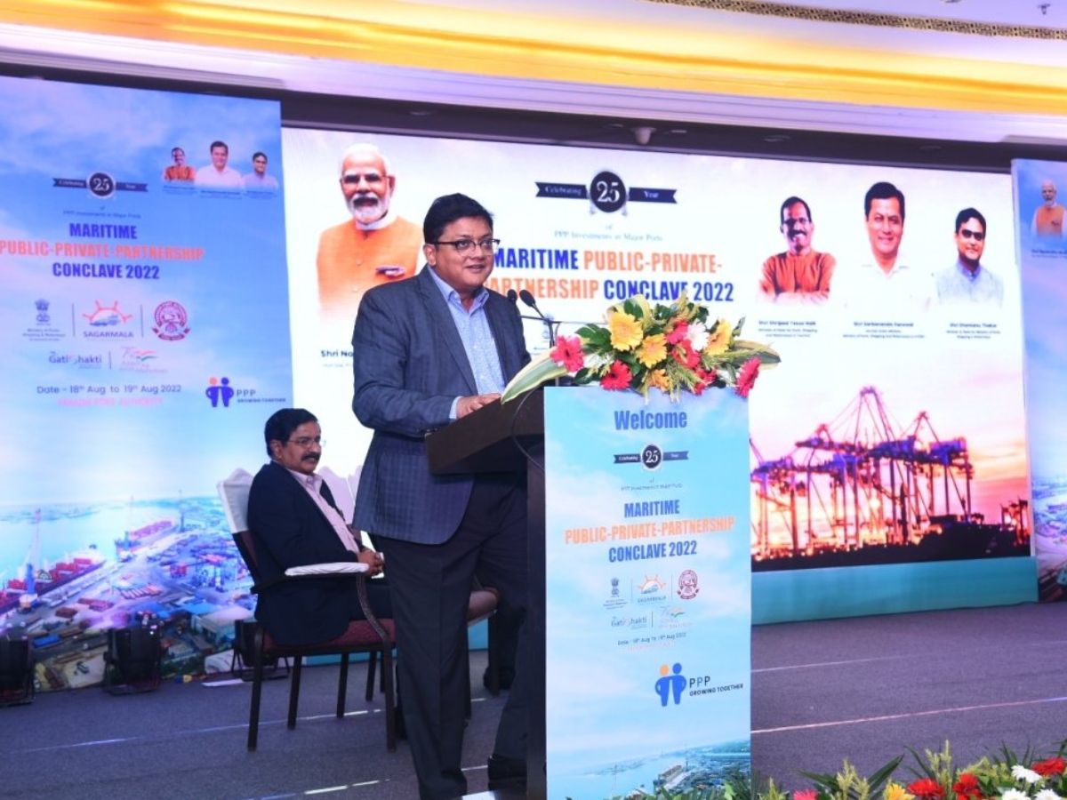 NRL Director-Finance gave remarks at Maritime Public Private Partnership Conclave