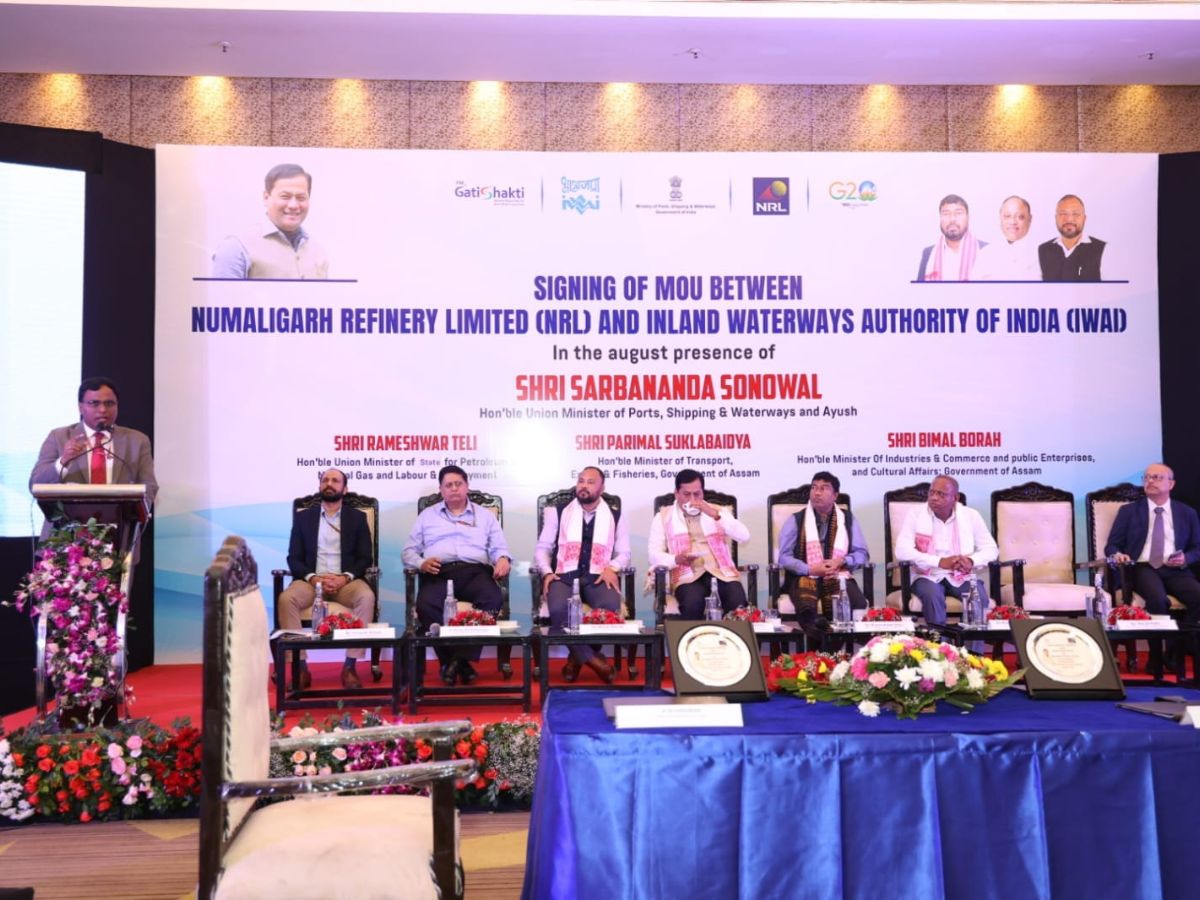 NRL signs MoU with Inland Waterways Authority of India