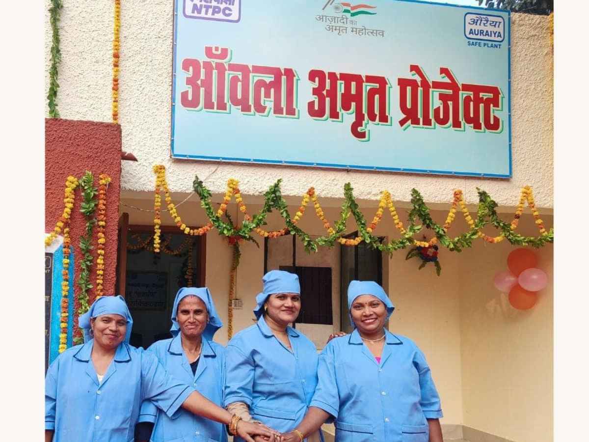 NTPC Auraiya conducts Amla Amrit Project on the Women’s Day