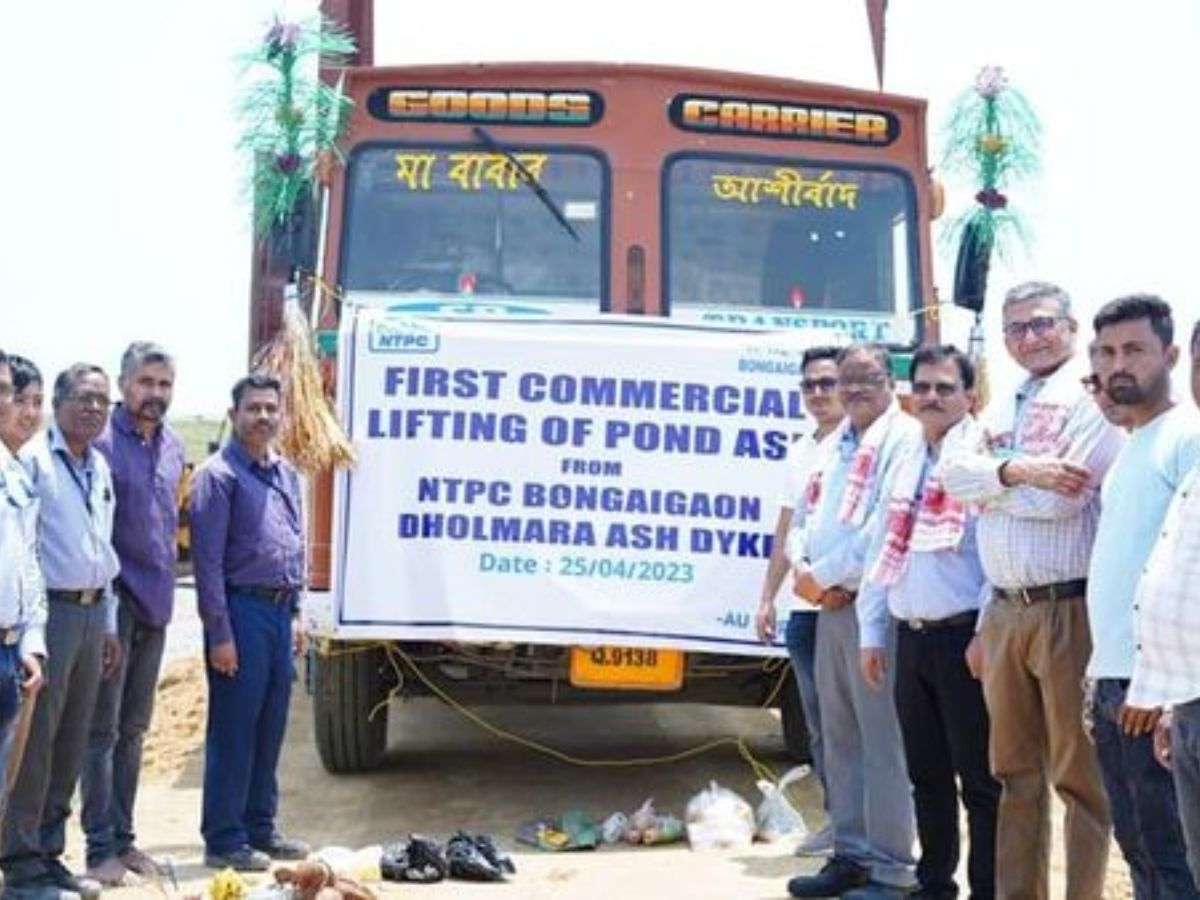 NTPC Bongaigaon achieved milestone with Commercial Pond Ash Evacuation