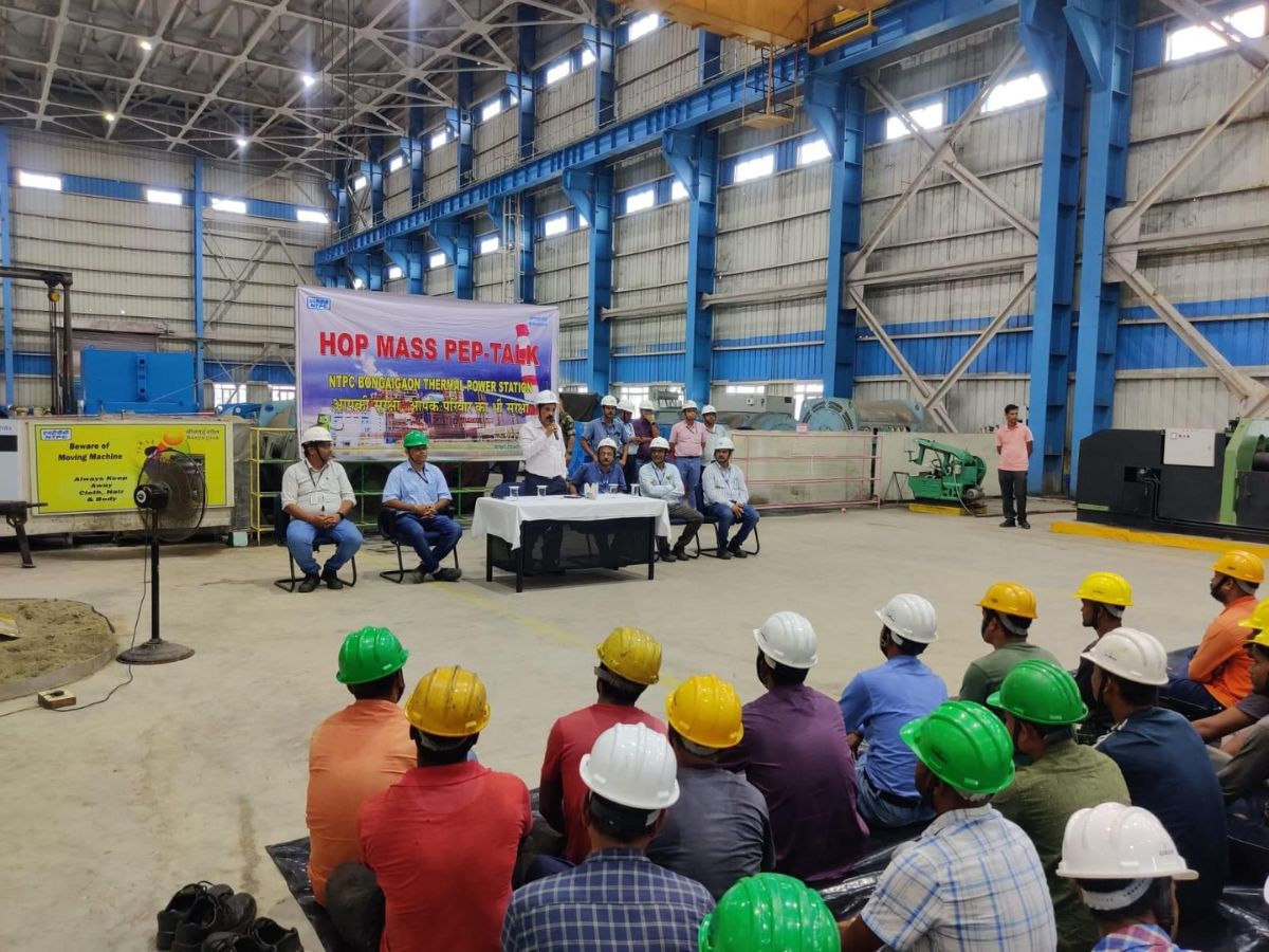 NTPC Bongaigaon conducts mass pep talk
