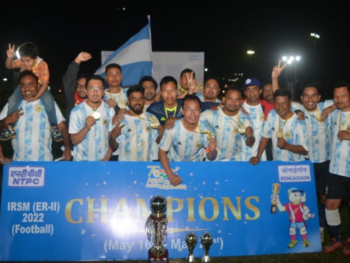 NTPC Bongaigaon wins Intra Regional Sports Meet Trophy of ER-II