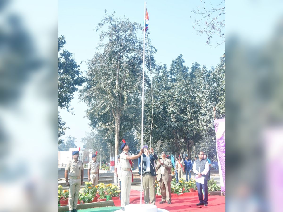 NTPC Dulanga celebrated 74th Republic Day with traditional grandeur