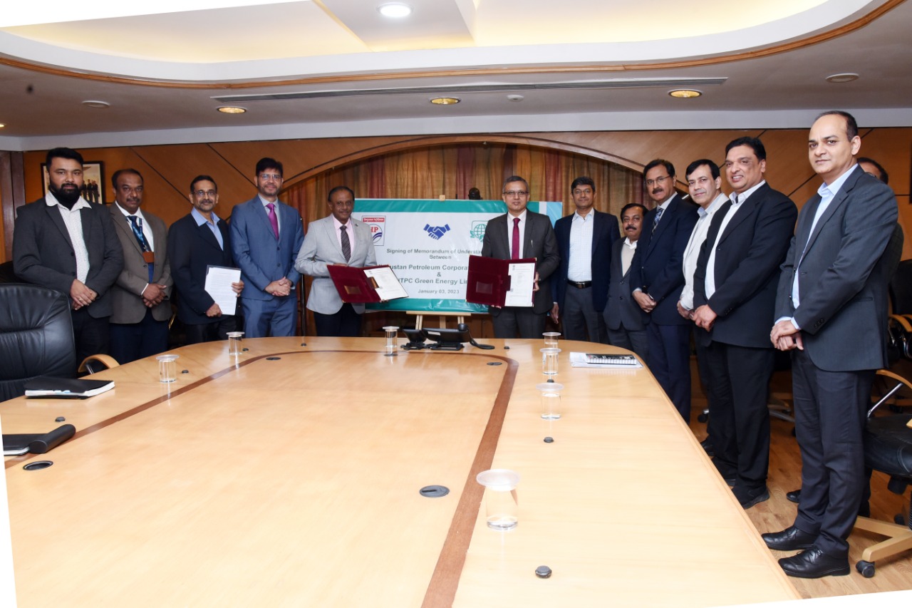 NTPC Green Energy and HPCL signs MoU for Renewable Energy Business