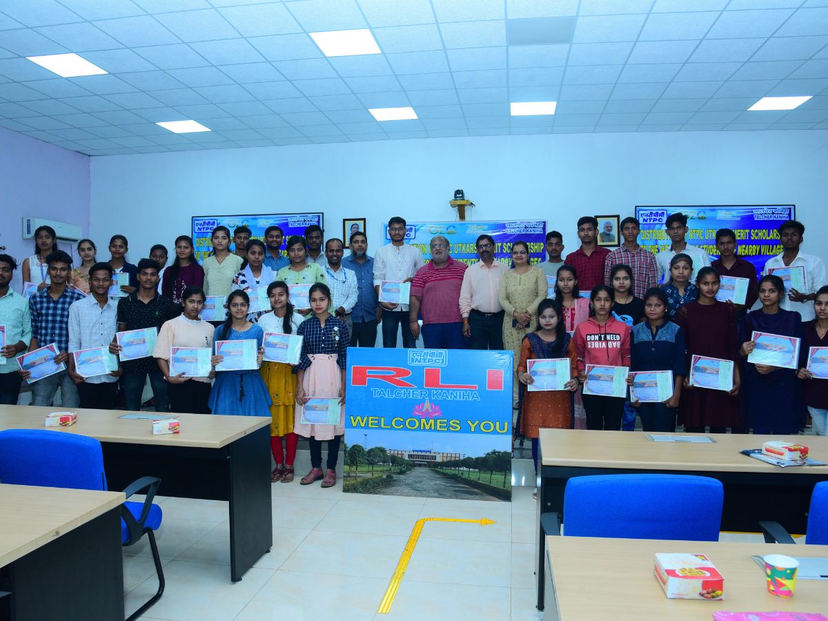 NTPC Kaniha awarded NTPC Utkarsh Merit Scholarship to 62 Students