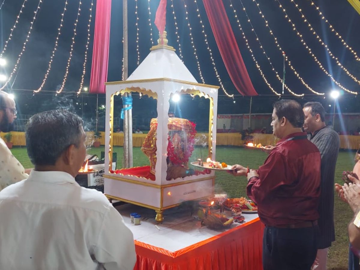 NTPC Korba Celebrates Navratri with religious fervor