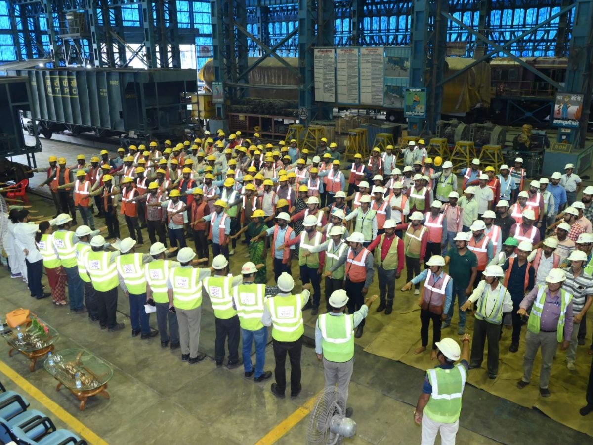 NTPC Vindhyachal organised Mega Mass Pep Talk