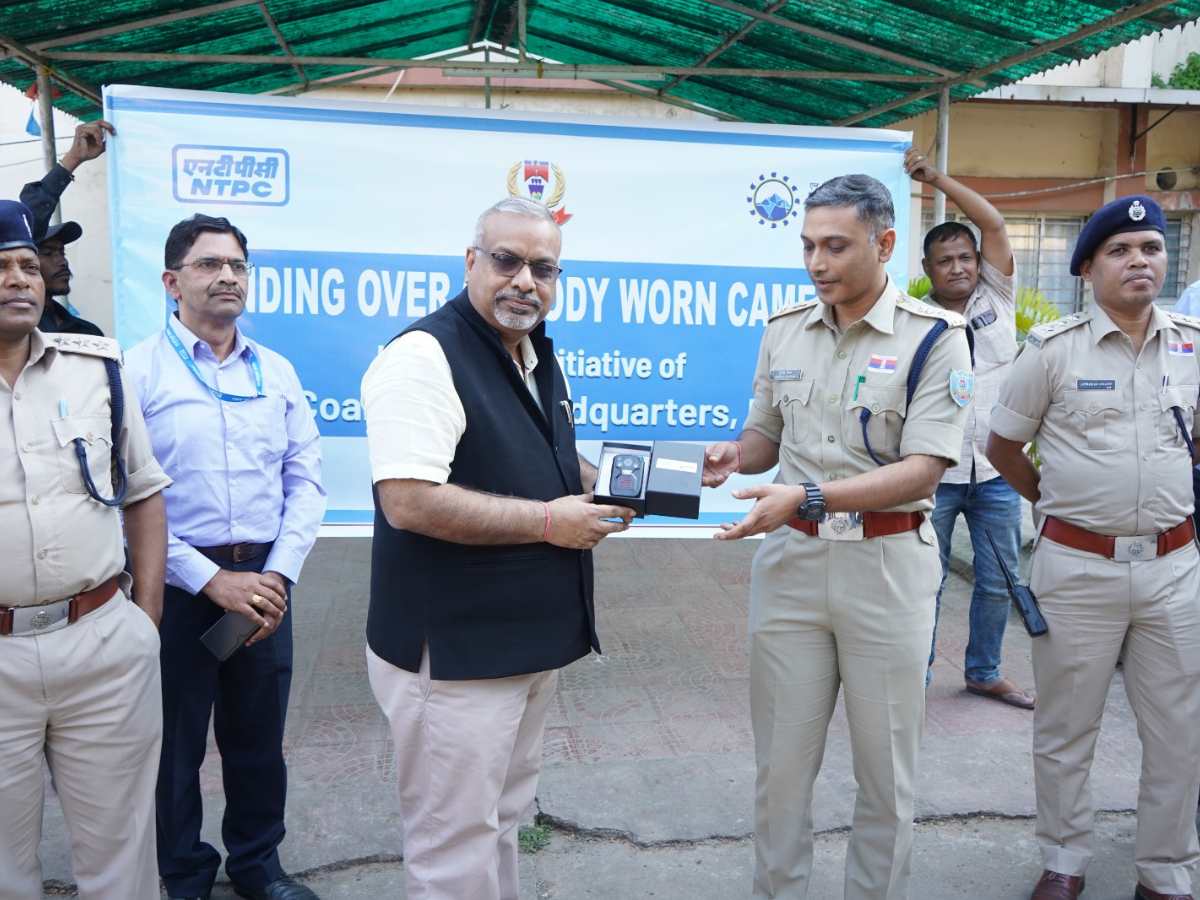 NTPC provides Body Worn Cameras to Jharkhand Traffic Police under CSR