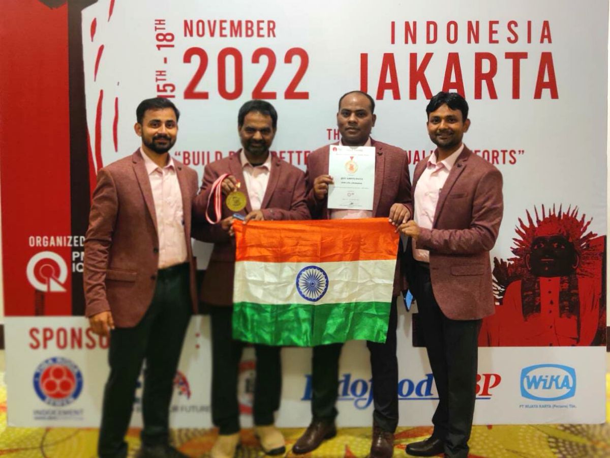 NTPC team wins GOLD award in 47th ICQCC-2022 in Jakarta