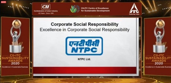 NTPC conferred with CII-ITC Award-Excellence in CSR