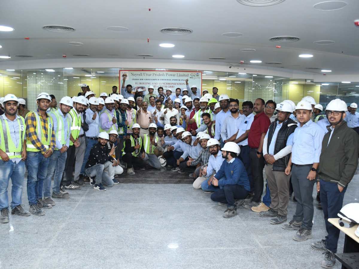 NUPPL achieves major milestone in synchronization of Unit 1 of Supercritical thermal power plant