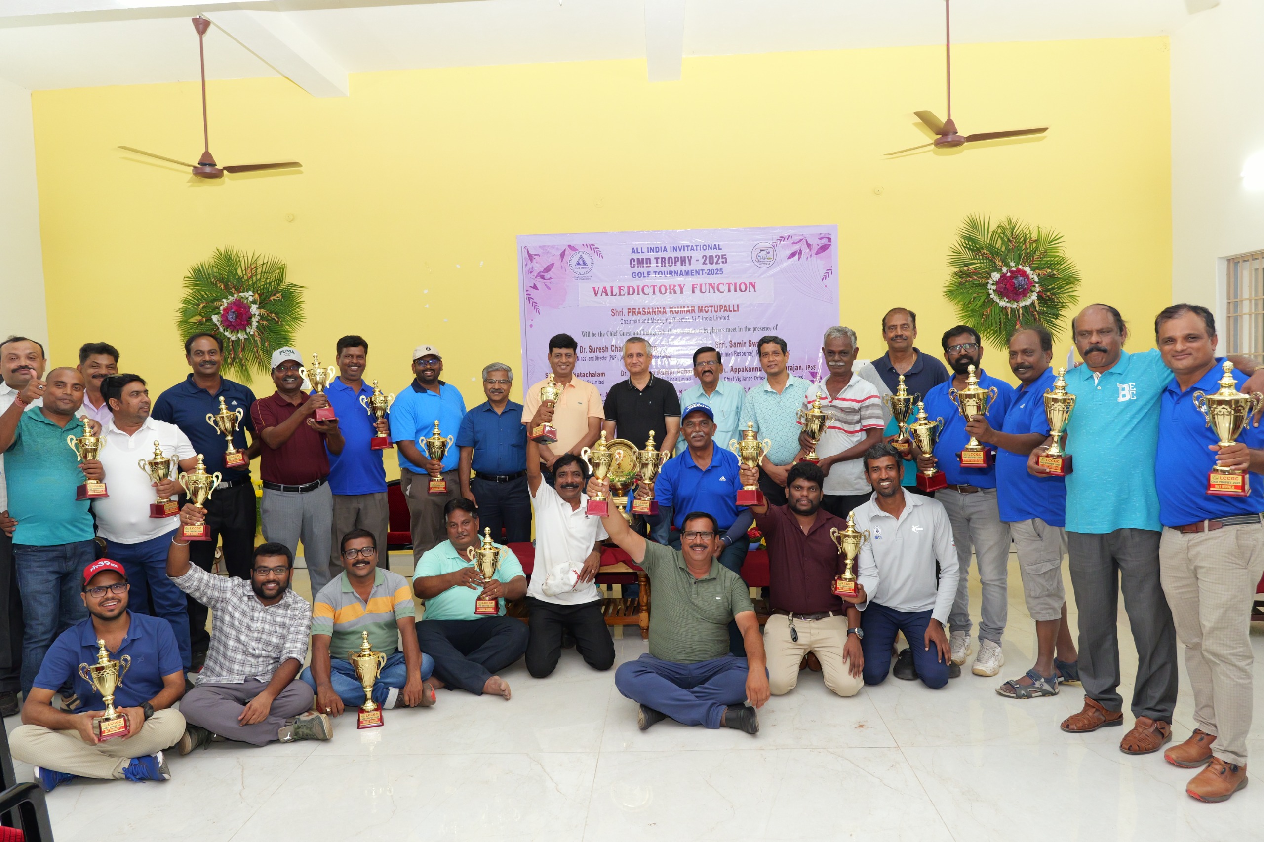 Neyveli lignite city club hosts the prestigious all india invitational cmd cup golf tournament 2025