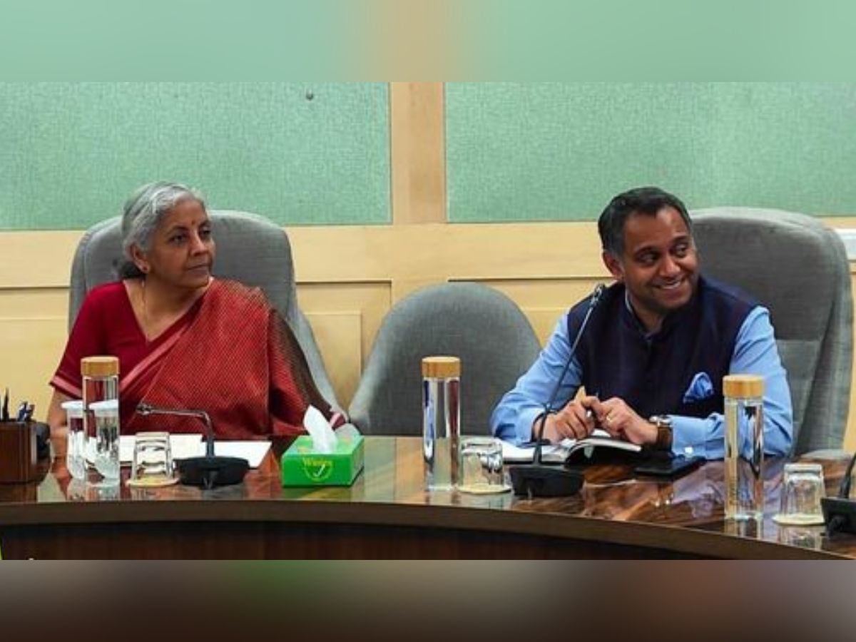 Finance Minister Nirmala Sitharaman interacts with Boeing India delegation